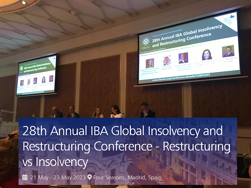 Cristina Lousada attended the 28th Annual IBA Global Insolvency and Restructuring Conference